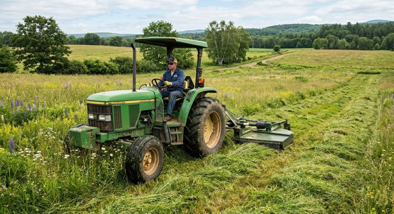 Tractor Mowing in Calvert County, MD