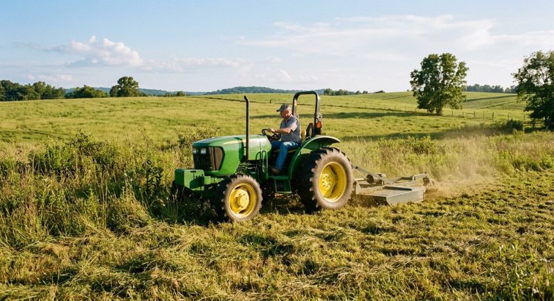 Field Mowing in Calvert County, MD