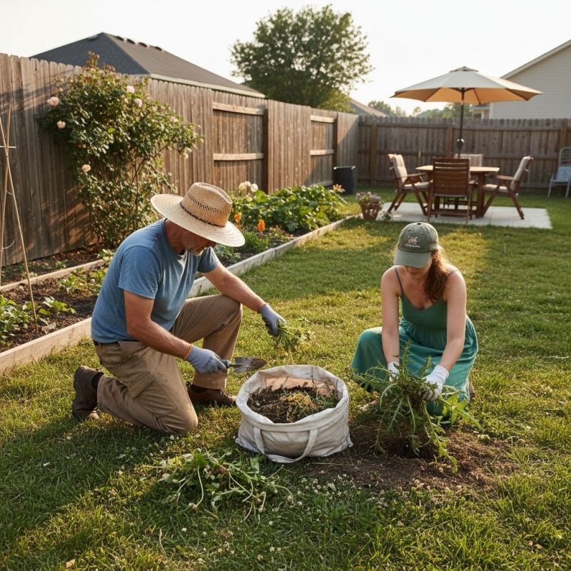 Rock Bed Weeding in Aiken, SC
