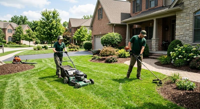 Routine Lawn Maintenance in Bowie, MD